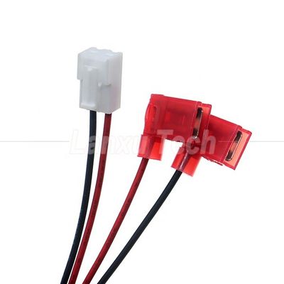 VH 2P 3.96mm 진도 90도 각 6.3 스파드 커넥터 조립 케이블 와이어 허니