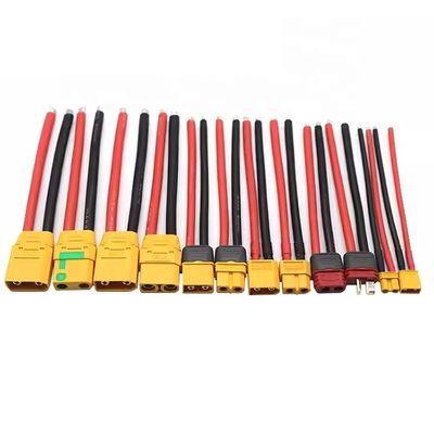 12AWG 16AWG 100mm 150mm 200mm XT30U XT60 XT60H XT90 커넥터 남성 여성 노크 와이어 Fpv 모터 배터리용 케이블 끝 허리