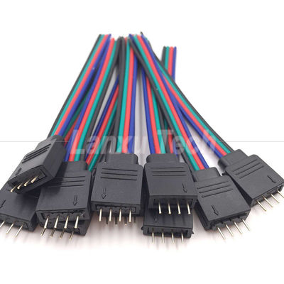 RGB 4 핀 커넥터 5050 LED 스트립 리본 케이블