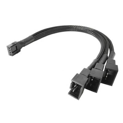1 ~ 3 CPU 4 PIN 커넥터 PC 케이스 온도 제어 냉각 팬 Y 스플리터 확장 PWM 케이블