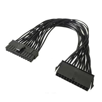 남성에서 여성 PSU 컴퓨터 메인보드용 24pin ATX 전원 공급 확장 케이블