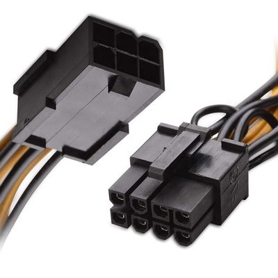 6 핀 남성에서 8 핀 남성 GPU ATX 비디오 그래픽 카드 PCIe 익스프레스 어댑터 전원 공급 장치 컴퓨터 확장 케이블