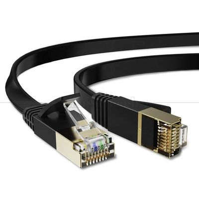1M 3M 5M UTP FTP STP SFTP 방패 Cat5 Cat5e Cat6 Ca6a Cat7 RJ45 컴퓨터용 평면 네트워크 LAN 이더넷 패치 케이블