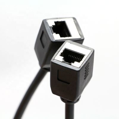 커스터마이징 1M 2M 3M Cat5 RJ45 8P8C 여성 소켓에서 RJ45 여성 소켓 LAN 이더넷 네트워크 케이블