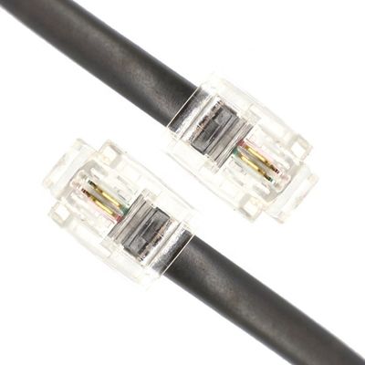 1M 쉴드 인터컴 Cat3 RJ11 6P2C 전화 ADSL 케이블