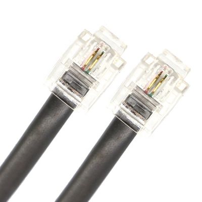 RJ11에서 RJ11 6P2C 인터컴 ADSI 전화 케이블