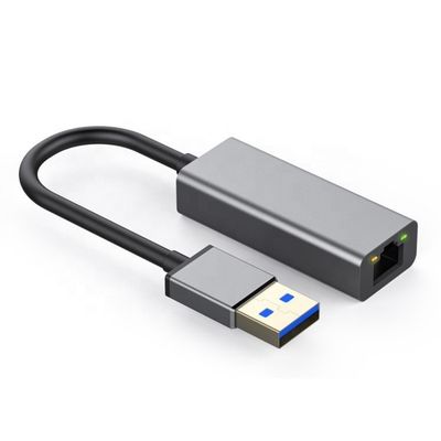 슈퍼 스피드 1000Mbps 금속 셸 USB 3.0에서 기가비트 RJ45 이더넷 어댑터