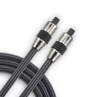 고품질의 내구성 융합 광섬유 Toslink Spdif 금 디지털 오디오 광 케이블