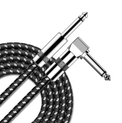 OEM 3M 1/4 인치 6.3mm TS 잭 오른쪽 각 음악 악기 바스 증폭기 페달 기타 패치 케이블