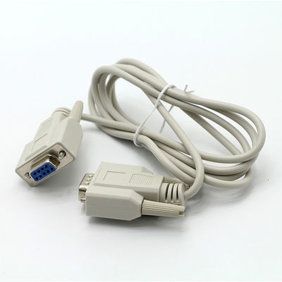 OEM 쉴드 남성에서 여성 DB9 RS232 9 핀 직선 확장 일련 데이터 케이블