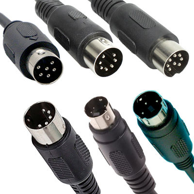 OEM 공장 S 비디오 오디오 쉴드 남성에서 남성 여성 3 4 5 6 7 8 9 10 13 PIN MIDI DIN 확장 케이블