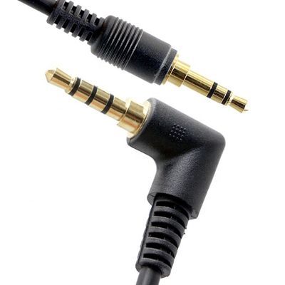 OEM 90도 오른쪽 각 3.5mm TRRS 잭 남성에서 3.5mm TRRS 잭 남성 오디오 케이블