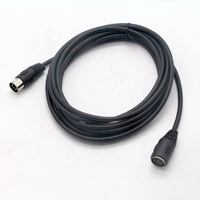 1M 3M 5M 방패 남성에서 여성 7 PIN DIN 커넥터 MIDI 확장 케이블
