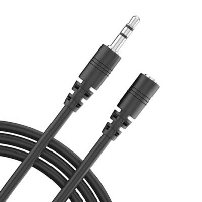 커스텀 1M 2M 남성에서 여성 3.5mm Aux 오디오 잭 확장 케이블
