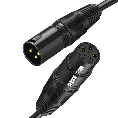 OEM 하이파이 마이크 마이크 3 PIN XLR 커넥터 오디오 잭 남성 XLR 여성 DMX 케이블