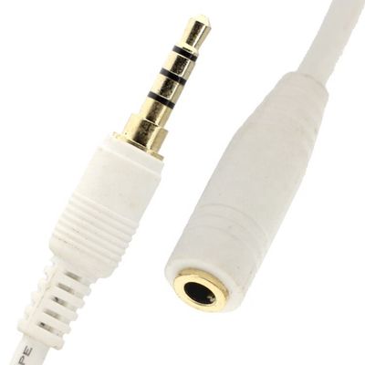1m 2m 3m 5m 10m 3.5mm 오디오 잭 TRRS 남성에서 3.5mm TRRS 여성 스테레오 Aux 오디오 확장 케이블