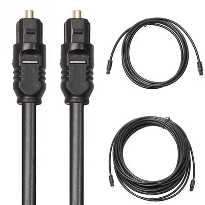 고품질 얇은 광섬유 Toslink Spdif 금 광 디지털 오디오 케이블
