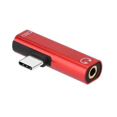 2 in 1 USB 타입 C에서 3.5mm 잭 PD 충전 헤드폰 오디오 어댑터