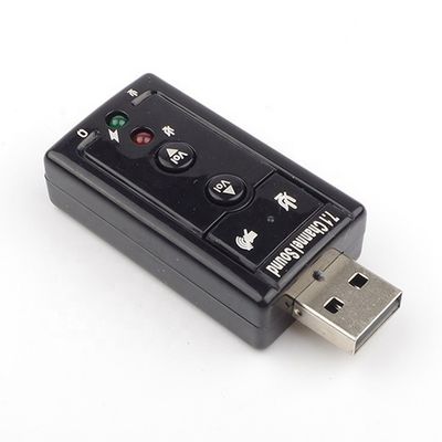 플러그 앤 플레이 오디오 마이크 스튜디오 USB 외부 사운드 카드 어댑터