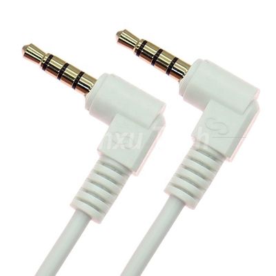 90도 각 남성에서 남성 3.5mm 3 4 폴 TRS TRRS 모노 마이크 스테레오 오디오 잭 패치 어댑터 헤드폰 케이블