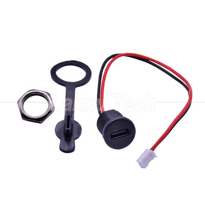 방수 캡 USB 타입 C 여성 소켓 잭 2 핀 PH 2.0 XH 2.54 SH1.0 VH ZH MX 커넥터 케이블