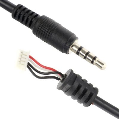 사용자 지정 공장 조립 1M 3.5mm TRRS 오디오 DC 잭에서 JST 2.0mm 2.54mm 피치 커넥터 케이블