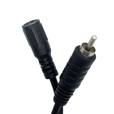 RCA 남성에서 DC 5.5x2.1 5.5x2.5 3.5x1.35mm 여성 플러그 배럴 잭 페달 12V DC 전원 케이블