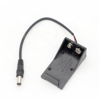 15cm 셀 케이스 박스 DC 전원 잭 2.1x5.5mm와 9V 배터리 홀더