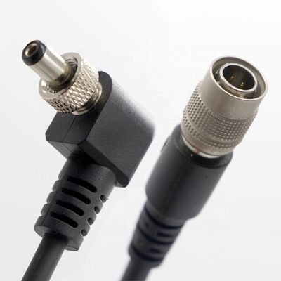OEM 스크루 잠금 90도 오른쪽 각 5V 12V 남성에서 여성 5.5x2.1mm 5.5X2.5mm DC 전원 케이블