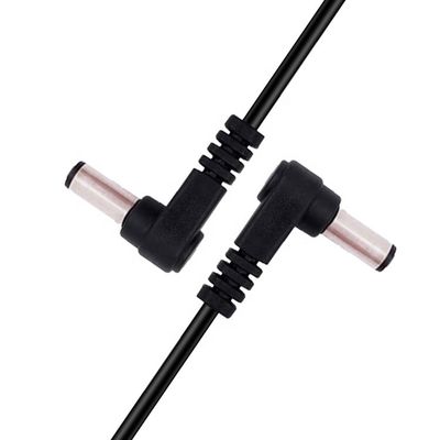 90도 각 남성에서 남성 5.5x2.1mm DC 전원 확장 케이블