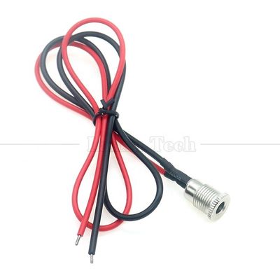 18AWG 10A 금속 스레드 여성 소켓 마운트 DC099 5.5x2.1mm 5.5x2.5mm 패널 마운트 커넥터 피그테일 DC 전원 잭 케이블