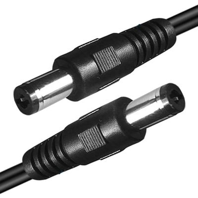 남성에서 남성 5.5x2.1mm DC 잭 연장 전력 케이블