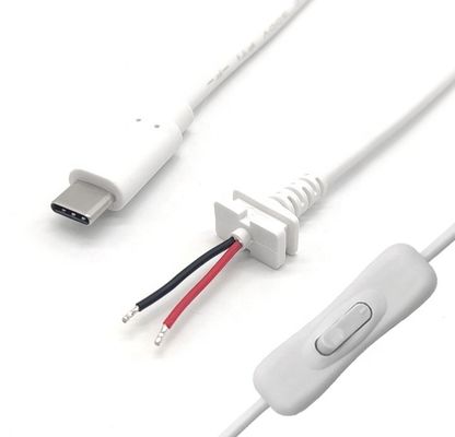 LED 램프 조명용 USB 타입 C 스위치 케이블
