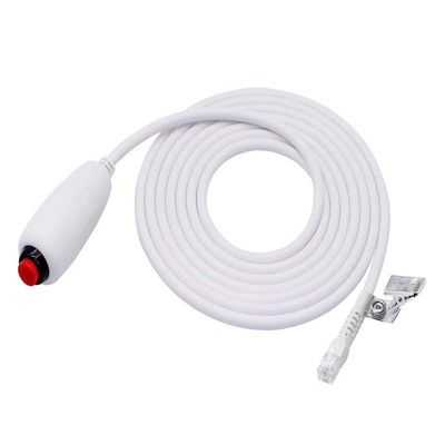 커스텀 RJ11 6Pin 4Core 단일 버튼 손 잡기 간호사 전화 케이블 간호사 전화 스테이션 클립과 간호사 전화 스테이션