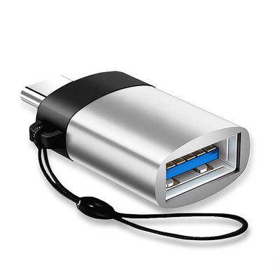 휴대용 미니 라니어드 금속 셸 OTG 유형 C 3.1 남성 USB 3.0 여성 어댑터