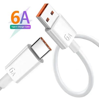 초고속 충전 6A형 C형 USB 데이터 충전 케이블