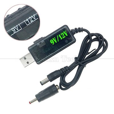 1m 드록 5V USB로 부스 9V 12V 스텝 업 멀티 출력 DC 변환 케이블로 라우터 모??