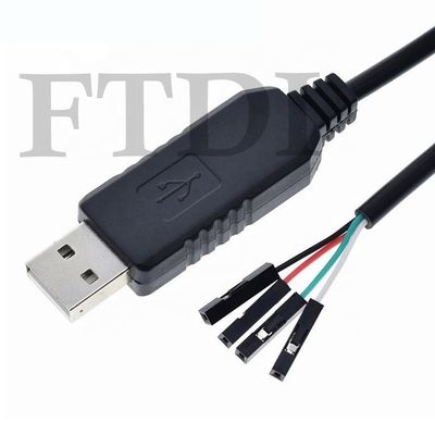 FTDI 칩셋 FT 232 5V 3.3V USB에서 4 PIN 듀폰트 Uart TTL 시리즈 변환 케이블 라즈베리 파이