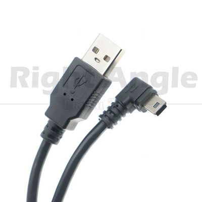 사용자 정의 1m 2m 3m 90도 위 아래 왼쪽 오른쪽 각 데이터 충전 USB A 남성에서 미니 5pin USB 확장 케이블 카메라