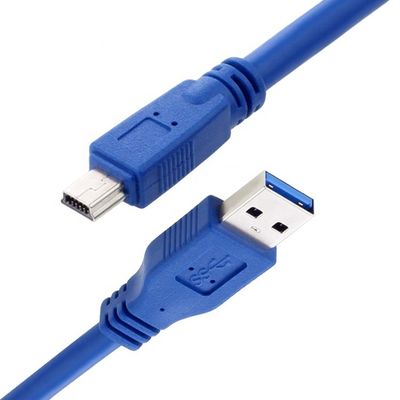 하이 스피드 5Gbps USB 3.0 타입 A 남성에서 미니 B 10 PIN USB 3.0 확장 케이블