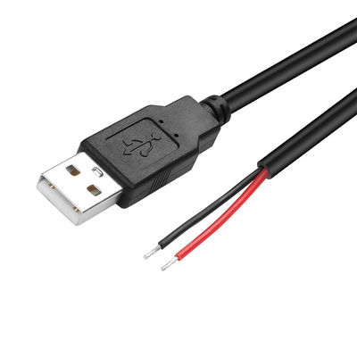 5V USB를 열기 위해 LED 스트립 라이트 램프에 대한 피그테일 전원 충전 케이블