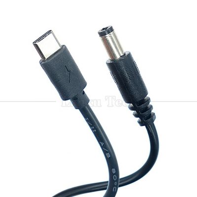 9v 12v 15v 20v PD USB 타입 C에서 DC 5.5x2.1mm Wifi 라우터 스피커 충전 케이블
