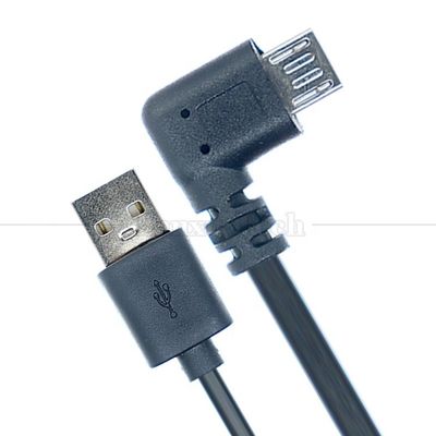 90도 직각 USB에서 마이크로 B 데이터 충전 케이블 전화 태블릿 디지털 카메라 GPS