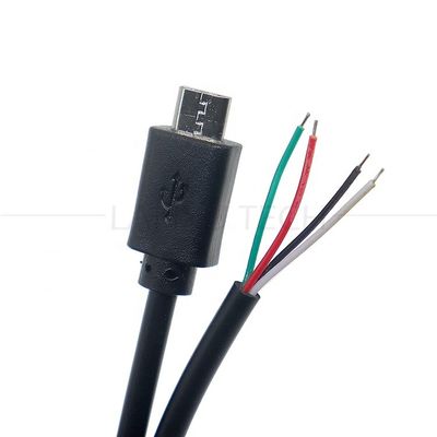 OEM 사용자 지정 마이크로 B V8 5 핀 USB 남성 오픈 피그테일 맨 케이블