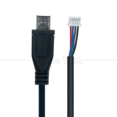 OEM 맞춤형 마이크로 USB에서 JST 4 핀 1.25mm 피치 케이블