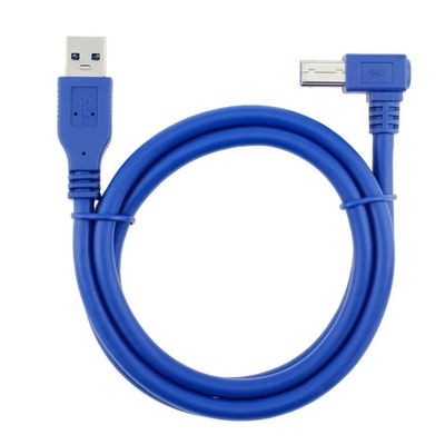 에프슨 HP용 고속 5Gbps 90도 오른쪽 각 USB 3.0 A 남성 USB B형 프린터 케이블
