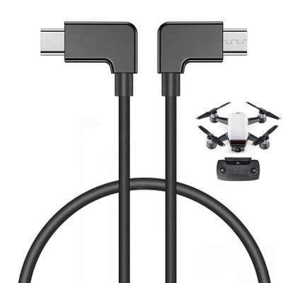 90도 각 미크로 B에서 C 타입 USB 케이블