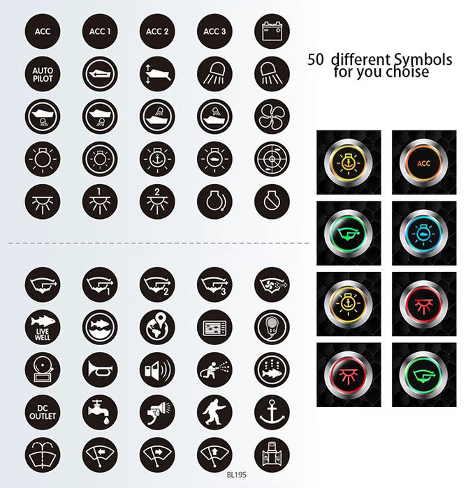 12mm 16mm 19mm 22mm 25mm 28mm 30mm 40mm 누르기 버튼 스위치 잠금 순간 조명 방수 버튼 스위치 1